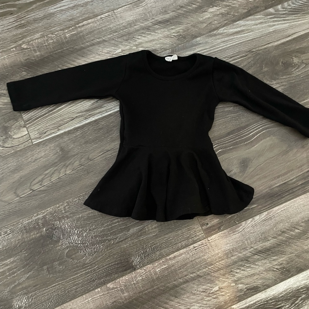 Black Toddler Dress 2T